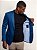 Blazer Raffer Malha Slim com Forro Listrado Azul Forte - Imagem 6