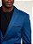 Blazer Raffer Malha Slim com Forro Listrado Azul Forte - Imagem 5