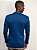 Blazer Raffer Malha Slim com Forro Listrado Azul Forte - Imagem 9