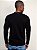 T-Shirt Tricot Manga Longa Ville de France Preto - Imagem 6