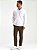 Camisa Docthos Relaxed Fit Manga Longa Bambu Maquinetado Branco - Imagem 2