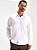 Camisa Docthos Relaxed Fit Manga Longa Bambu Maquinetado Branco - Imagem 1