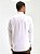 Camisa Docthos Relaxed Fit Manga Longa Bambu Maquinetado Branco - Imagem 4