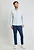 Camisa Docthos Relaxed Fit Manga Longa Oxford Colarinho Americano Serenity - Imagem 2