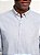 Camisa Docthos Relaxed Fit Manga Longa Oxford Colarinho Americano Cinza - Imagem 2