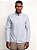 Camisa Docthos Relaxed Fit Manga Longa Oxford Colarinho Americano Cinza - Imagem 1