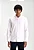 Camisa Docthos Relaxed Fit Manga Longa Oxford Colarinho Americano Branco - Imagem 5