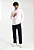 Camisa Docthos Relaxed Fit Manga Longa Oxford Colarinho Americano Branco - Imagem 6