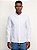 Camisa Docthos Relaxed Fit Manga Longa Oxford Colarinho Americano Branco - Imagem 1