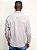 Camisa Docthos Relaxed Fit Manga Longa Oxford Colarinho Americano Bege - Imagem 5