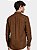 Camisa Aramis Manga Longa Slim em Veludo Cotelê Café - Imagem 6