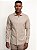 Camisa Manga Longa Ville de France Linho Mônaco Khaki - Imagem 1