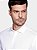 Camisa Aramis Manga Longa Slim em Tricoline Stretch Liso Branco - Imagem 3