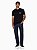 Camiseta Armani Exchange Regular Fit in Cotton Jersey Black - Imagem 2