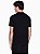 Camiseta Armani Exchange Regular With Logo Patch Preto - Imagem 5