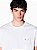 Camiseta Armani Exchange Regular With Logo Patch Off White - Imagem 1