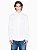 Camisa Armani Exchange Manga Longa Slim Fit Branco - Imagem 1