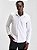 Camisa Docthos Relaxed Fit Manga Longa Xadrez Mercerizadas Branco - Imagem 1
