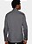 Camisa Aramis Manga Longa Slim em Tricoline Stretch Liso Grafite - Imagem 5
