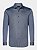 Camisa Aramis Manga Longa Regular Algodão Easy Care Azul Indigo - Imagem 5