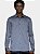Camisa Aramis Manga Longa Regular Algodão Easy Care Azul Indigo - Imagem 1