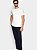 Camiseta Aramis Piquet Básica Comfort + Off White - Imagem 2