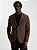 Blazer Docthos Slim Polimiada Pocket Tech Marrom - Imagem 1
