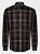 Camisa Aramis Manga Longa Regular Maxi Xadrez Café Com Preto - Imagem 6