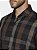 Camisa Aramis Manga Longa Regular Maxi Xadrez Café Com Preto - Imagem 3