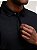 Polo Manga Longa Ville de France Hidden Placket Preto - Imagem 3