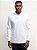 Polo Manga Longa Ville de France Hidden Placket Branco - Imagem 1