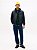 Jaqueta Puffer Tommy Hilfiger Mix Media Stand Collar Carbon Navy - Imagem 2