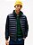 Jaqueta Puffer Tommy Hilfiger Mix Media Stand Collar Carbon Navy - Imagem 1