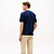 Camiseta Tommy Hilfiger Aop Flag Jacquard Carbon Navy - Imagem 5