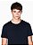 Camiseta Básica Pima Armani Exchange Navy - Imagem 1