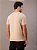 Camiseta Manga Curta Calvin Klein Masculino Algodão Egípcio Caqui Claro - Imagem 5
