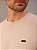 Camiseta Manga Curta Calvin Klein Masculino Algodão Egípcio Caqui Claro - Imagem 4