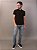 Calça Jeans Calvin Klein Slim 5 Pockets Azul Médio - Imagem 3
