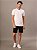 Polo Manga Curta Calvin Klein Masculino Slim Gola Portuguesa Off White - Imagem 2