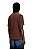 T-Shirt Diesel With Puff Print Regular Cotton Marrom - Imagem 4