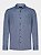 Camisa Aramis Manga Longa Slim Fil a Fil Antilia Azul Escuro - Imagem 4
