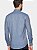 Camisa Aramis Manga Longa Slim Fil a Fil Antilia Azul Escuro - Imagem 6