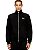 Moletom Diesel Zip-up Sweatshirt With Metallic Logo Preto - Imagem 1