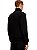 Moletom Diesel Zip-up Sweatshirt With Metallic Logo Preto - Imagem 4