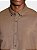 Camisa Aramis Manga Longa Slim Oxford Planalto Button Down Café - Imagem 3