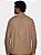 Camisa Aramis Manga Longa Slim Oxford Planalto Button Down Café - Imagem 6