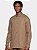 Camisa Aramis Manga Longa Slim Oxford Planalto Button Down Café - Imagem 1