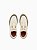 Tênis Armani Exchange Sneaker Ax Maxi Logo Off White e Laranja - Imagem 3
