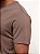 Camiseta Básica Slim Ville de France Marrom Escuro - Imagem 3
