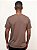 Camiseta Básica Slim Ville de France Marrom Escuro - Imagem 4